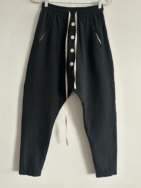 SANCTAMUERTE Amphora Low crotch Drawstring pants